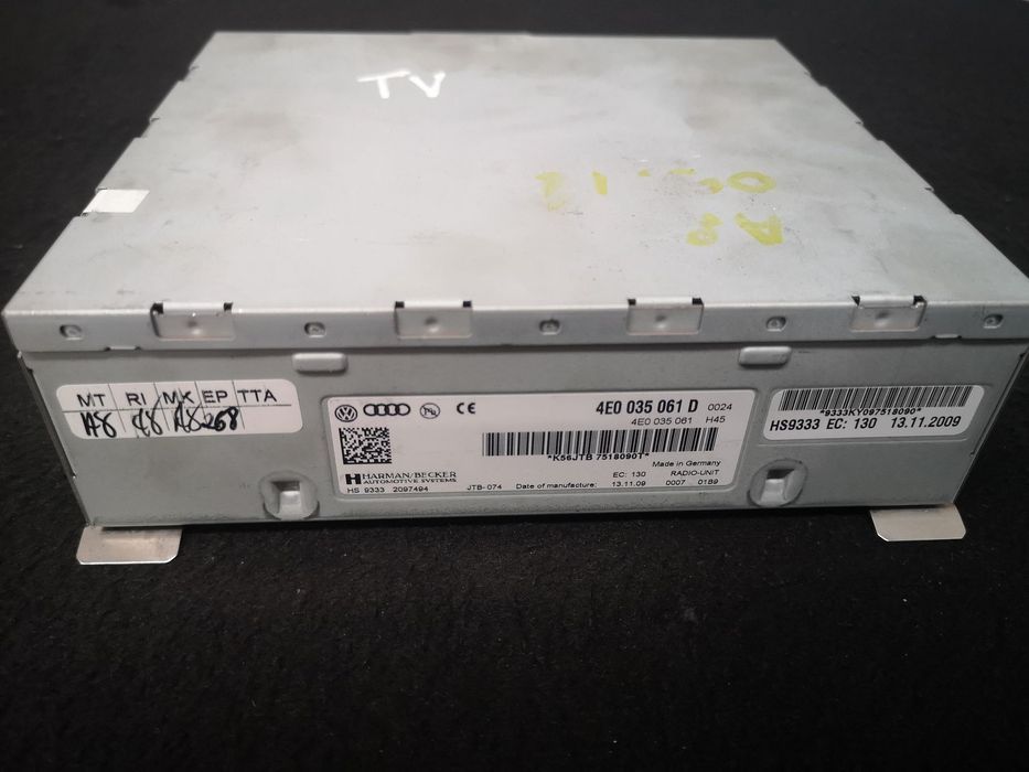 Centralina MMI Radio modulo Audi a8 a6 d3 c6 2003- EPC  4e0035061d OEM