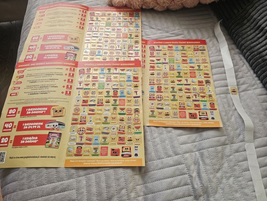 Naklejki Gang Biedroniaków 241 sztuk