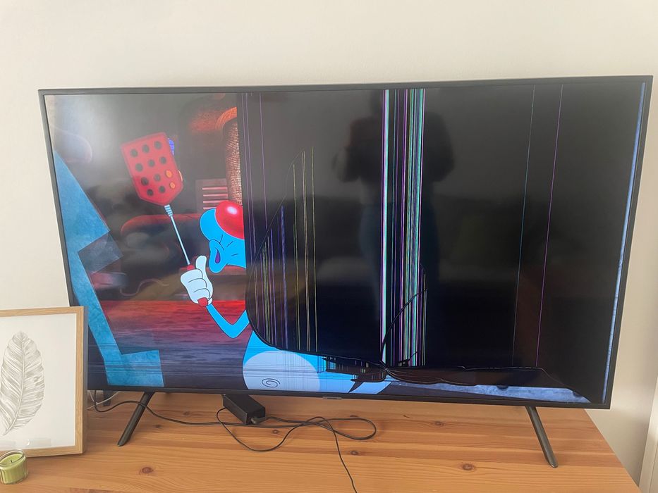 Tv Samsung com um pixel estragado