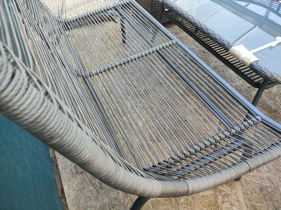 Meble Ogrodowe Venus Sofa 2 Fotele Stolik Technorattan