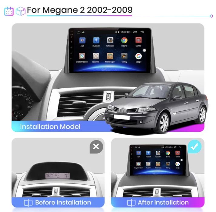 Штатная магнитола Renault Megane 2(2002-2009)