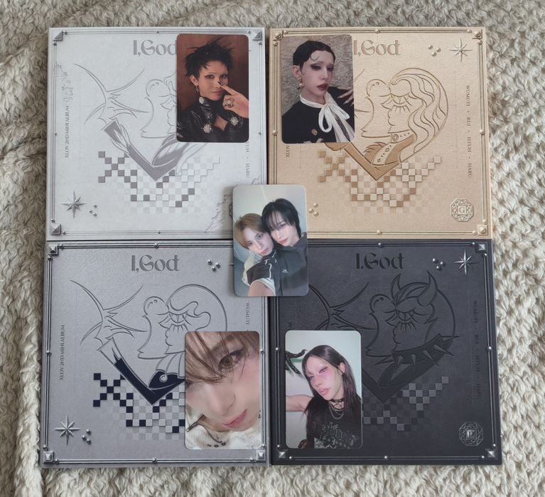 [XLOV] I,God zestaw 4 albumów (tylko 4 photocards) + UNIT POB Rui & Haru