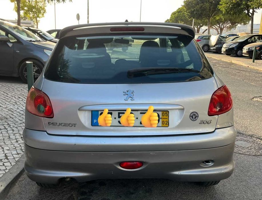 Peugeot 206 Black & Silver 1.1 Gasolina — 2005