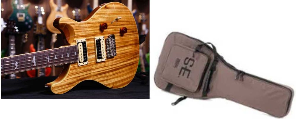 Raridade PRS SE Custom 24 Zebrawood (2017) - Edição Limitada (NOVA)