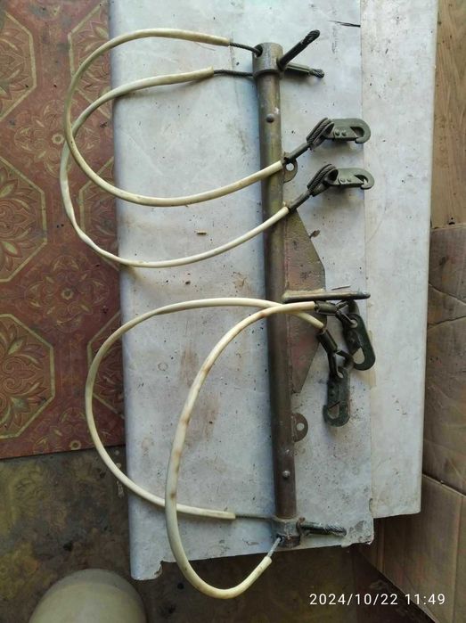 Стропы канатные стальные с карабинами