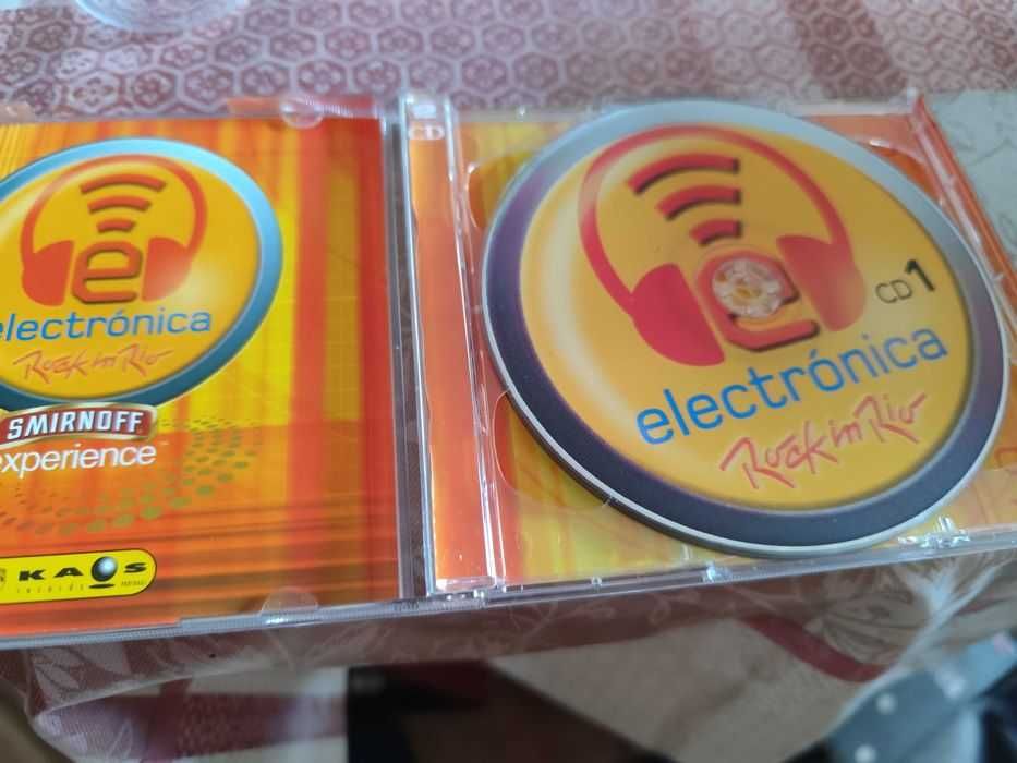 Duplo CD  rock in rio Lisboa 2004 música eletrónica