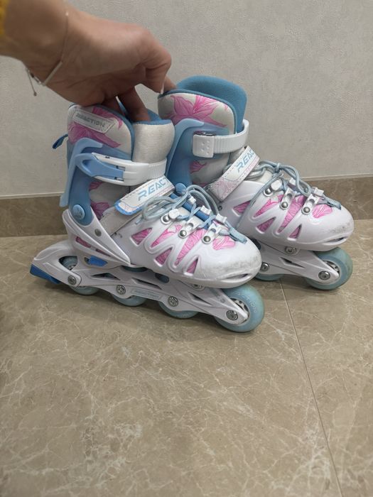 Ролики / роликові ковзани Reaction 32-35 розмір для дівчинки