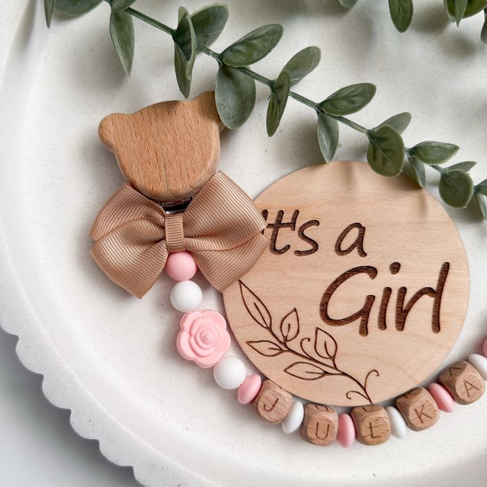 Zawieszka do smoczka z imieniem