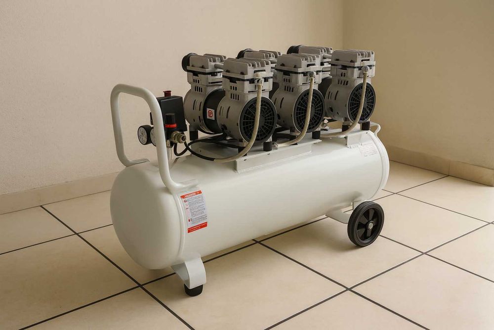 Безмасляний компресор Magic Tools 100л 4,2кВт компрессор безмасляный