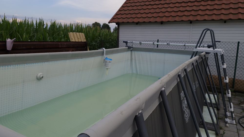 Basen stelażowy 549x274x132 z osprzętem