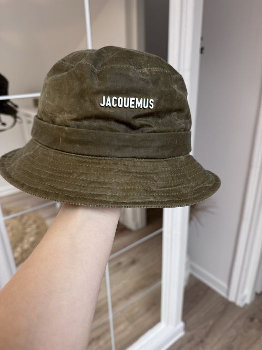 Kapelusz wodoodporny bucket hat Jacquemus khaki