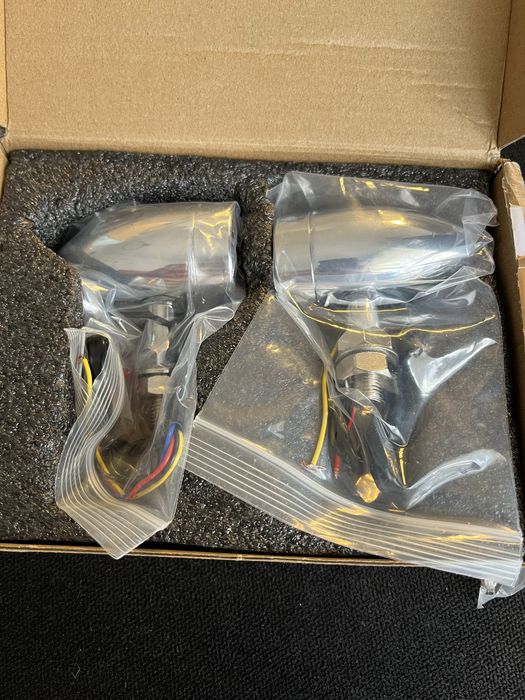 Sinais de direção LED para moto