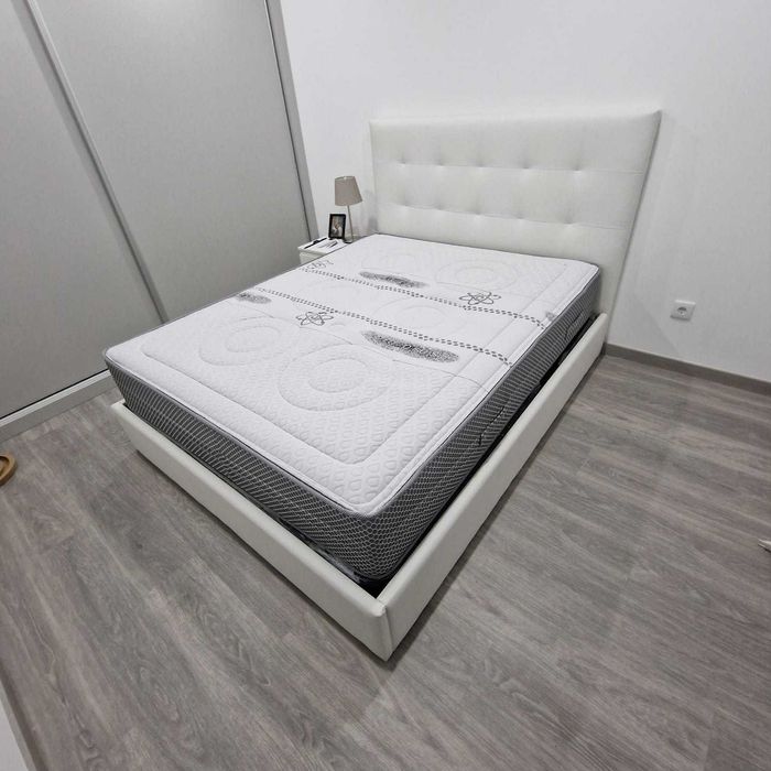 Camas de Casal Estofadas de Luxo 199€ Disp. em Várias Cores! 190x140m!