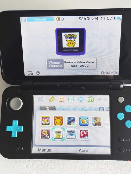 New Nintendo 2DS XL Desbloqueada - Cartão 128 GB -