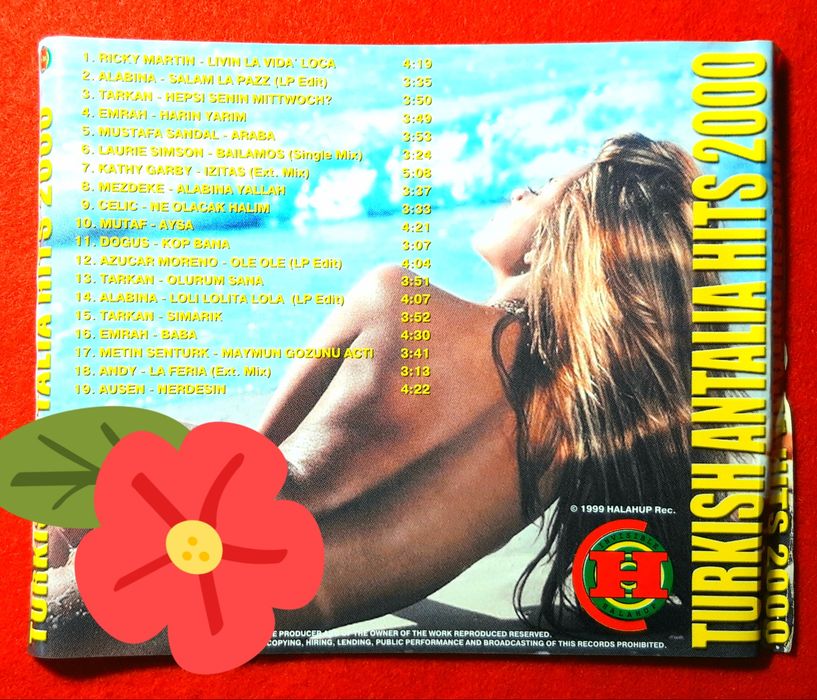 Turkish Antalia Hits 2000 (CD, 1999)
