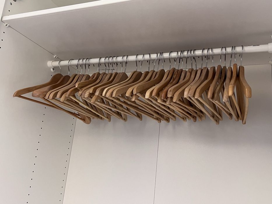 Cabides de madeira - novos