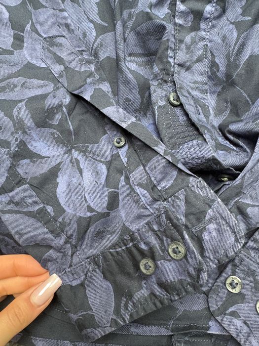 Granatowa koszulka męska