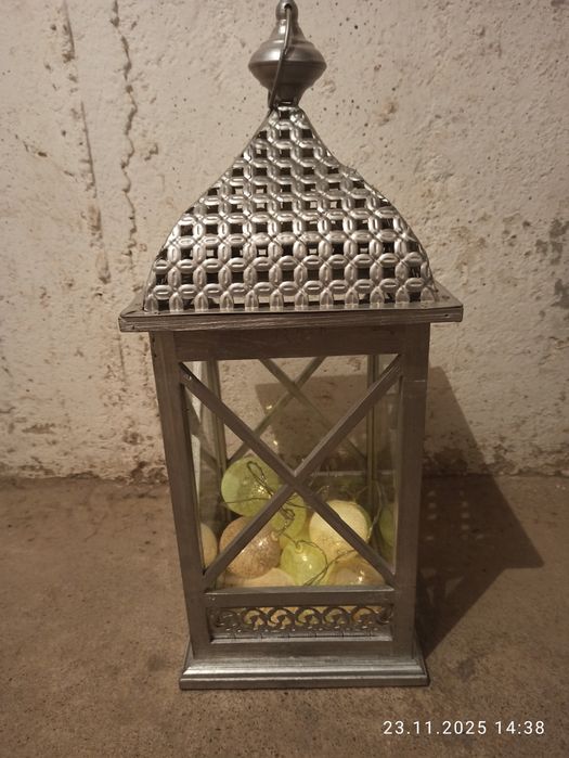 Lampion metalowy