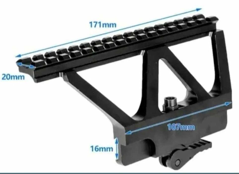 Крепление Оптики АК кронштейн ласточкин хвост пикатини вьивера