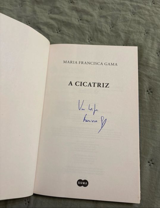 Livro A Cicatriz Maria Francisca Gama ASSINADO