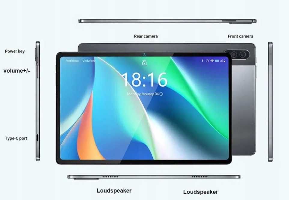 Tablet K50 10,1 cala GPS, Wi-Fi 4/32 GB 5+13 MP 5000 mAh ttst1209