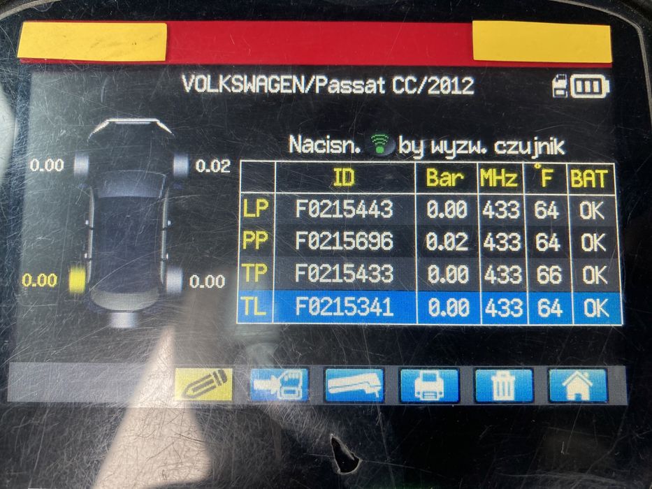 Датчики Тиску Шин VW.3AA907275.RDE013.1K0907253C