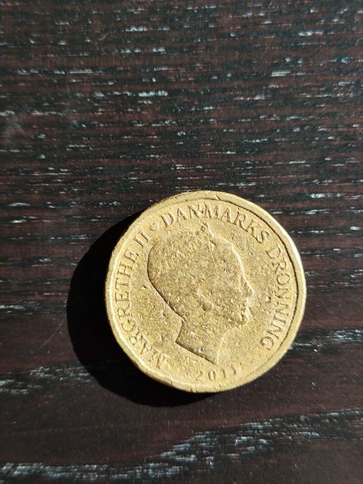 Moeda Dinamarca 10 Kroner 2011