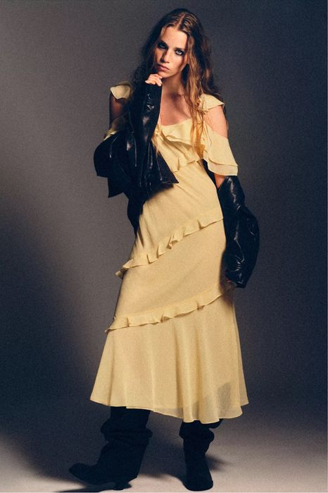 Шифонова сукня Zara. Нова, розмір S. Платье зара