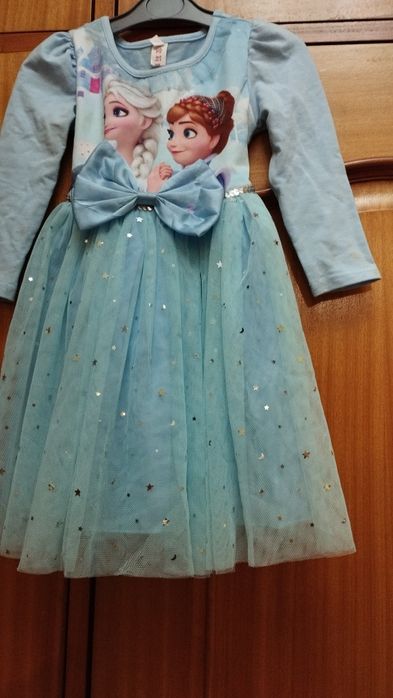 Vestido Frozen . Usado apenas uma vez.