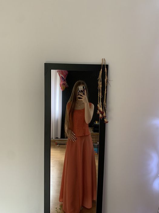 komplet damski spódnica i gorset vintage