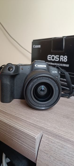 Камера Canon EOS R8+RF 24-50 f/4.5-6.3 IS STM