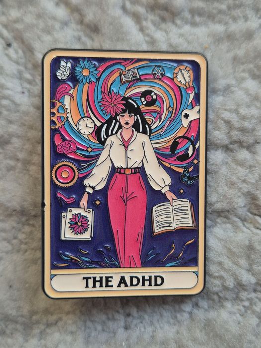 Duża przypinka ADHD