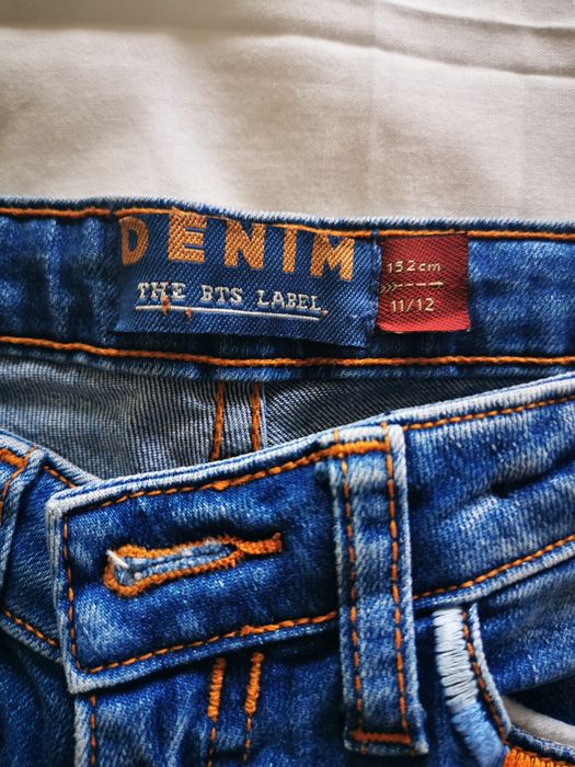 Calças de ganga tam11-12anos