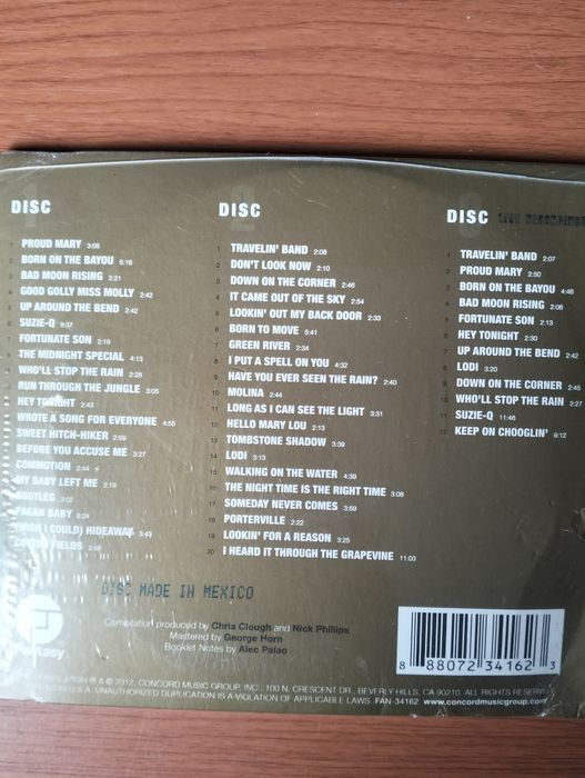 CD triplo Creedence Clearwater Revival