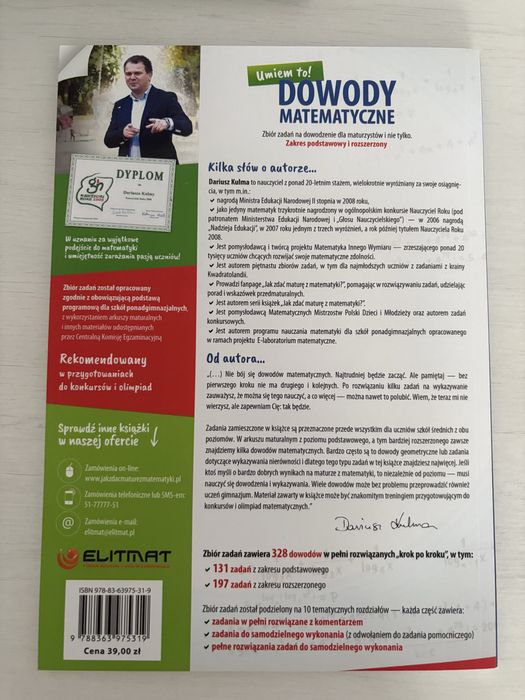 Dowody matematyczne - Dariusz Kulma