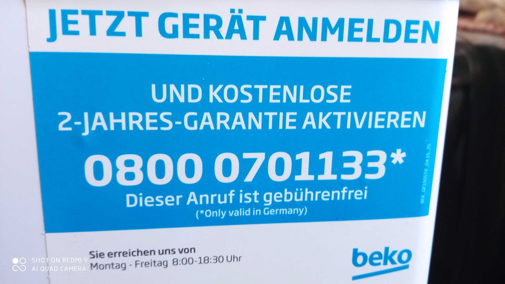 Zamrażarka Beko 220 litrów sprzedam