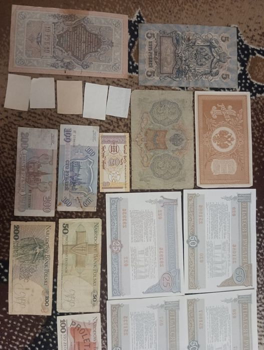 ЦЕНА ЗА ВСЕ. НАБОР купюр разных стран