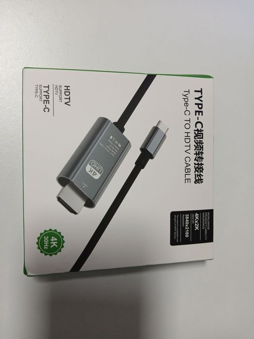 Cabo usb C to HDMI macho 4 K (3 metros)
