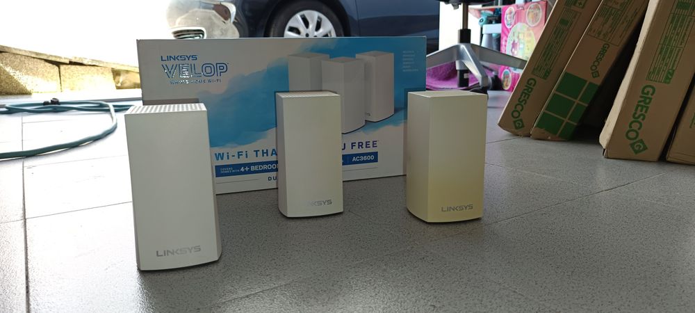 Velop Linksys 3 Nós Mesh Whole Home Wi-fi64738934235395121