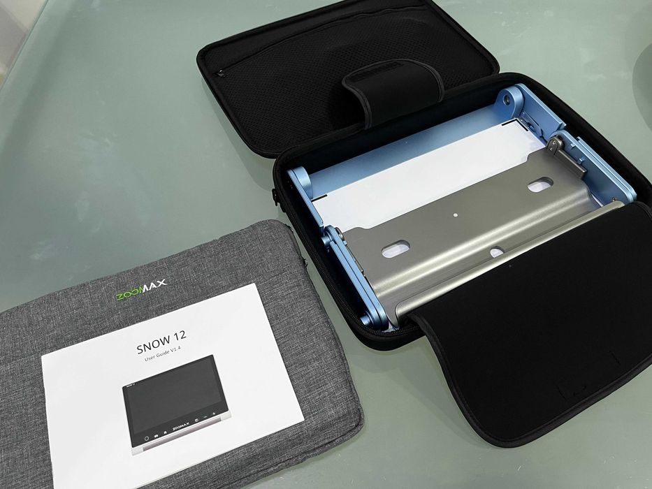 Ampliador digital com voz p/ pessoas com baixa visão ZOOMAX snow 12