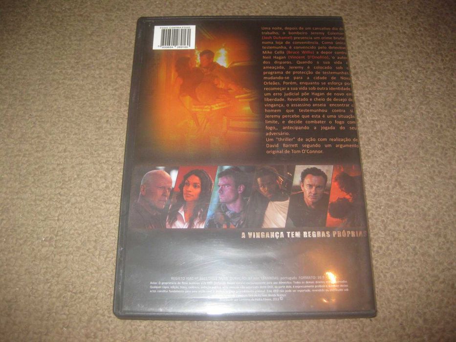 DVD "Fogo contra Fogo" com Bruce Willis