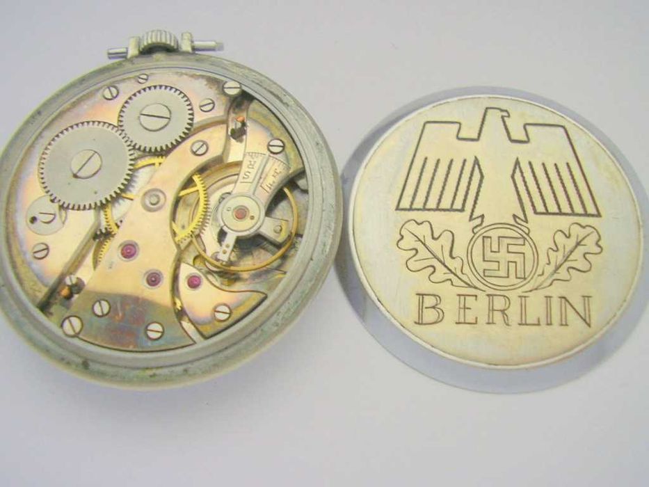 1940 rok zegarek kieszonkowy WEHRMACHT III rzesza nie KRIEGSMARINE ss