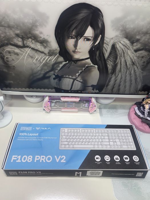 Teclado Rosa Epomaker F108 Pro V2
