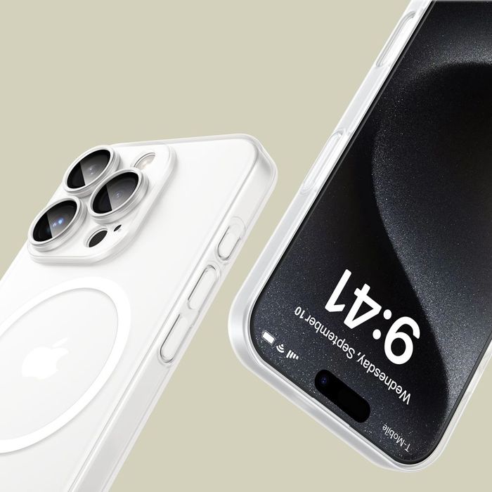 Tech-Protect Magslim Magsafe Iphone 16 Pro Matte/White