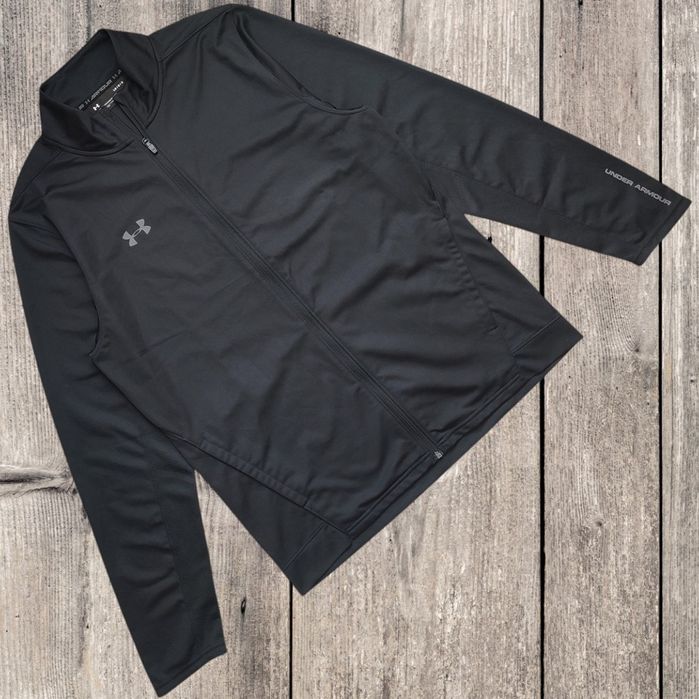 Олімпійка Under Armour knit warm-up black (Розмір L)
