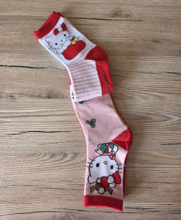 Skarpety Hello Kitty komplet 3 pary roz.35-38