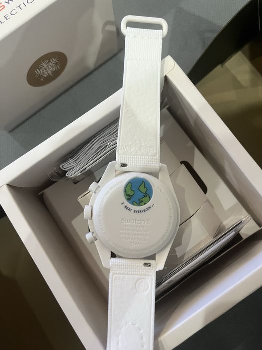 Relógio Omega x swatch mission to earthphase moongold