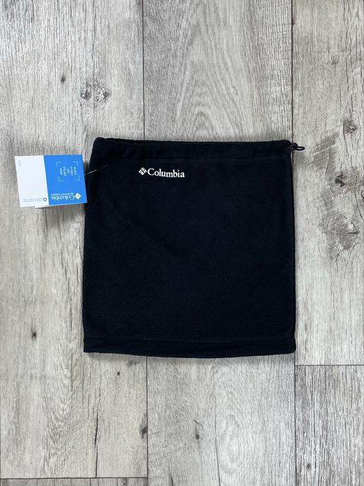 Columbia баф флисовый зимний черный
