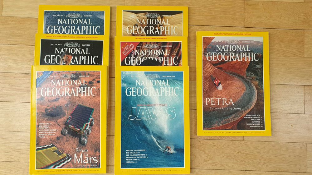 Pismo NATIONAL GEOGRAPHIC (egzemplarze od 1998 do 2023) 257 sztuk