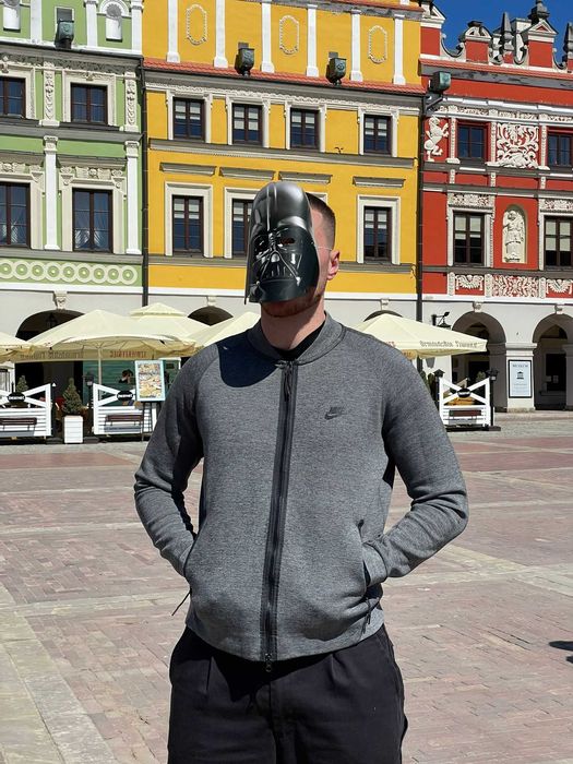 NIKE Tech Fleece Bomber Jacket Grey Marl Szara Bluza L Drill Techwear